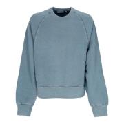 Blå Crop Sweatshirt Vancouver Stil