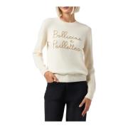 New Queen Sweater Beige Ribbed Collar