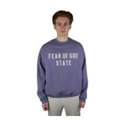 Luksuriøs Lavendel Heavy Fleece Crewneck