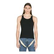 Ribbet Overall Spænder Tank Top