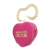 Hjerte Logo Lock Taske Magenta