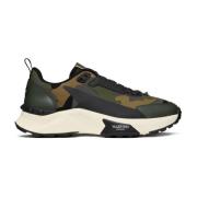 Camouflage Rockstud Flade Sko