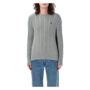 Kabelstrikket sweater