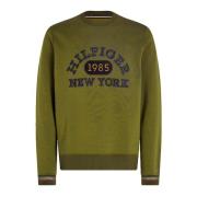 Herre Grøn Monotype Collegiate Crewneck