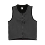 Teknisk Asphalt Vest med Shearling Foring