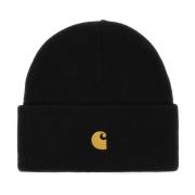 Strikket Beanie Hat med Carhartt WIP Broderi