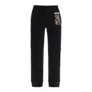 Teddy Bear Joggers med Ribbed Cuffs