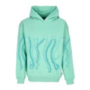 Outline Hoodie Mint Letvægts Sweatshirt