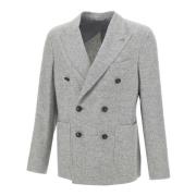 Luksuriøs Uld Silke Kashmir Blazer