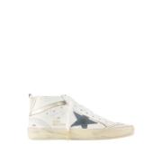 Hvide Læder Mid Star Sneakers