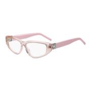 Multifarvede Acetatrammer med pink urskive