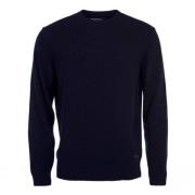 Albue Patch Crew Neck Sweater