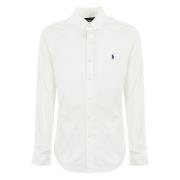 Hvid Button-Down Skjorte Slim Fit