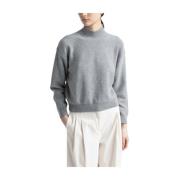 Uld, kashmir, lurex og palietgarn sweater