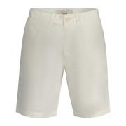 Hvid Bermuda Shorts med Logo