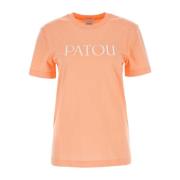 Pastel Orange Bomuld T-shirt