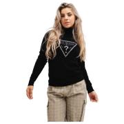 Triangle Logo Sweater Kvinder Sort