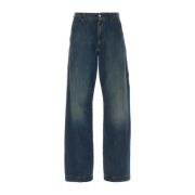 Bredbenet Denim Jeans