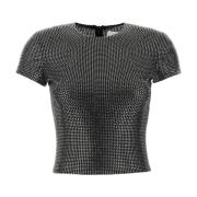 Mesh Embellished T-shirt