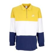 Langærmet Colorblock Polo Shirt