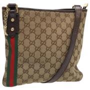 Pre-owned Canvas gucci-tasker