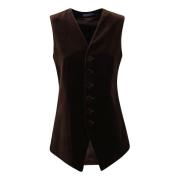 Brun vest til kvinder AW24