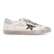 Vintage Star Lace-Up Sneakers