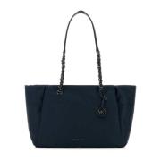 Stilfuld Navy Blue Nylon Shopping Taske