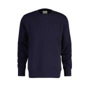 Rund Hals Præget Sweatshirt