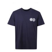 Bomuld Jersey T-shirt med trykt logo