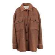 Uld og Mohair Overshirt Jakke