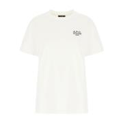 Broderet logo t-shirt - Hvid