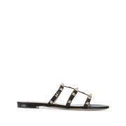 Sorte Rockstud Sandaler Damesko