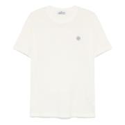 Beige T-shirts og Polos med Compass Logo