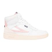 Dame High Top Sneakers, Syntetisk Læder