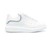 Hvide Iridescent Chunky Sole Sneakers