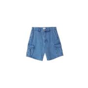 Denim Cargo Shorts til Mænd