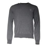 Mørkegrå Uld Pullover Sweater