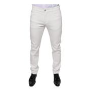 Hvid Skinny Slim Denim Jeans