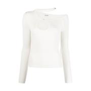 Ribbet Cut-Out Strik Top