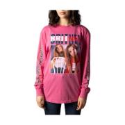 Multifarvet Bomuld Toppe & T-shirt Dame Pullover