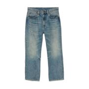 Blå Stonewashed Denim Jeans