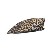 Leopard Print Side Buckle Cap