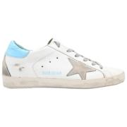 Superstar White-Ciel Crack Sneakers