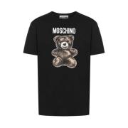 Sort Teddy Bear Crew Neck T-shirt