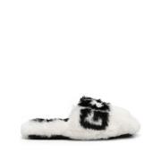 Faux-Fur Slip-On Sko