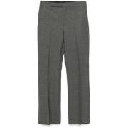 Houndstooth Mønster Tapered Leg Bukser