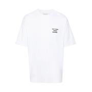 Slogan Print Crew Neck T-shirt