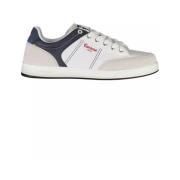 Hvid Herre Sneaker med Sporty Flair