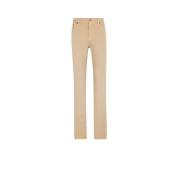 Slim-Fit Beige Wash Jeans